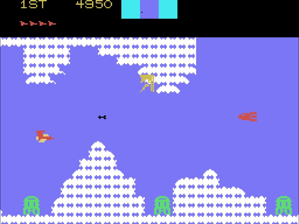 Gameplay of Cosmic Avenger for Colecovision